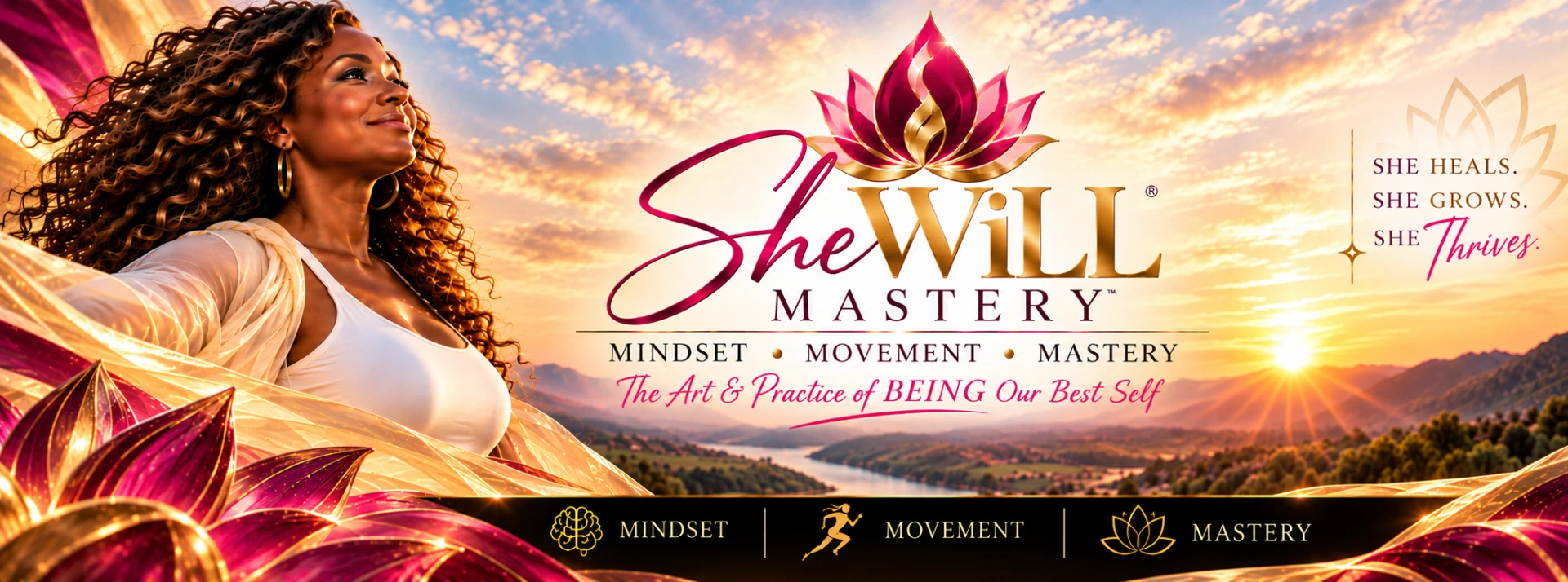 SheWiLL Mastery: Mindset, Movement, Mastery. The Art and Practice of BEING Our Best Self.